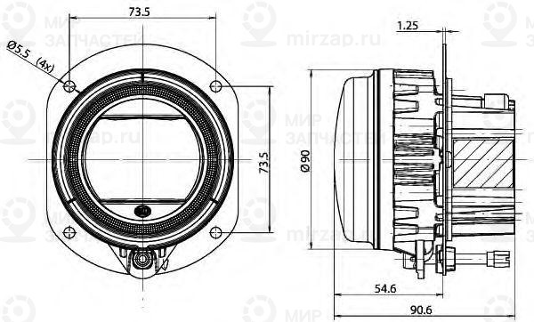 Запчасть HELLA 1N0011988001