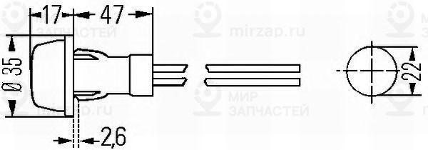 Запчасть HELLA 2PF003563151