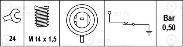 Запчасть HELLA 6ZL003259491