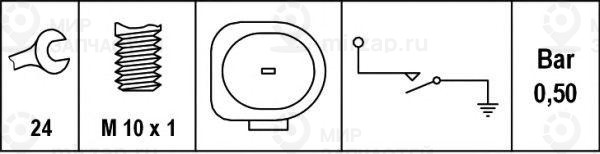 Запчасть HELLA 6ZL008280001