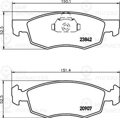 Запчасть HELLA 8DB355010321