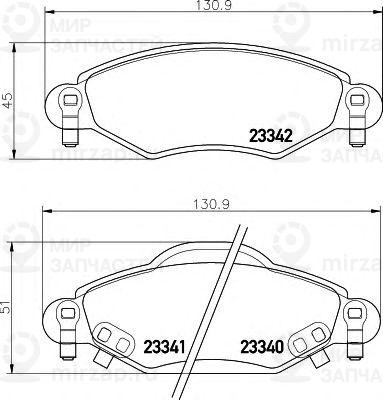 Запчасть HELLA 8DB355010791