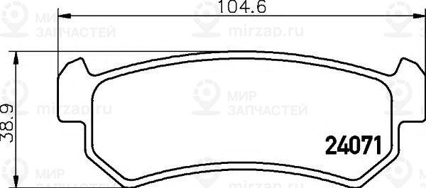 Запчасть HELLA 8DB355011451