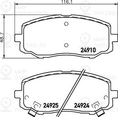 Запчасть HELLA 8DB355014901