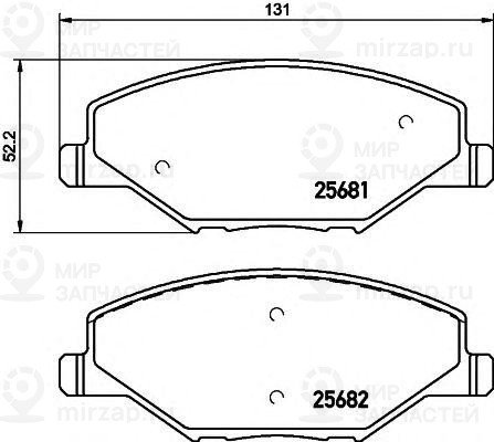 Запчасть HELLA 8DB355020521