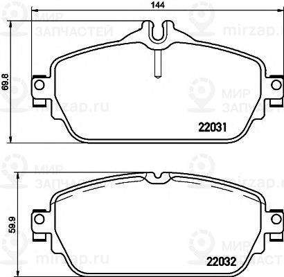 Запчасть HELLA 8DB355021551