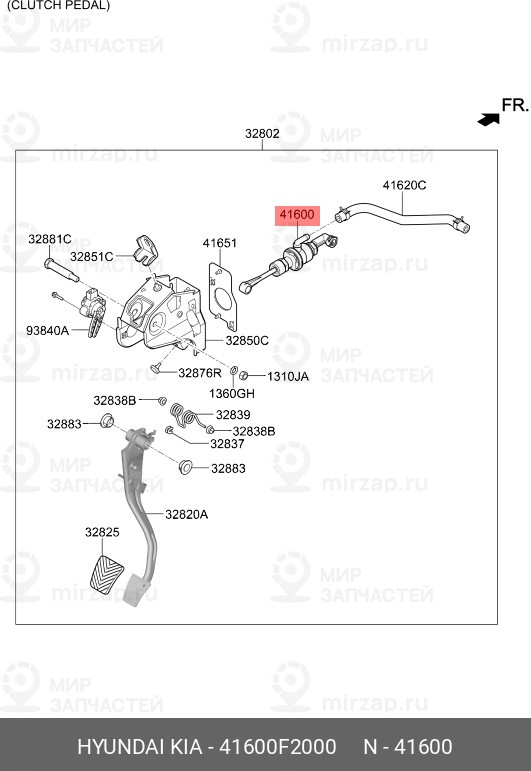 Запчасть MOBIS 41600F2000