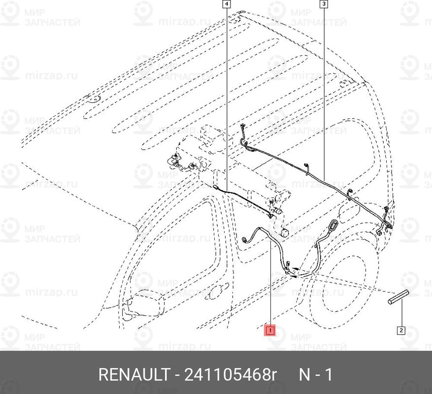 Запчасть NISSAN 241105468R