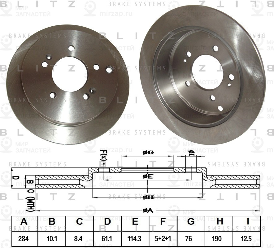 Запчасть BLITZ BS0191