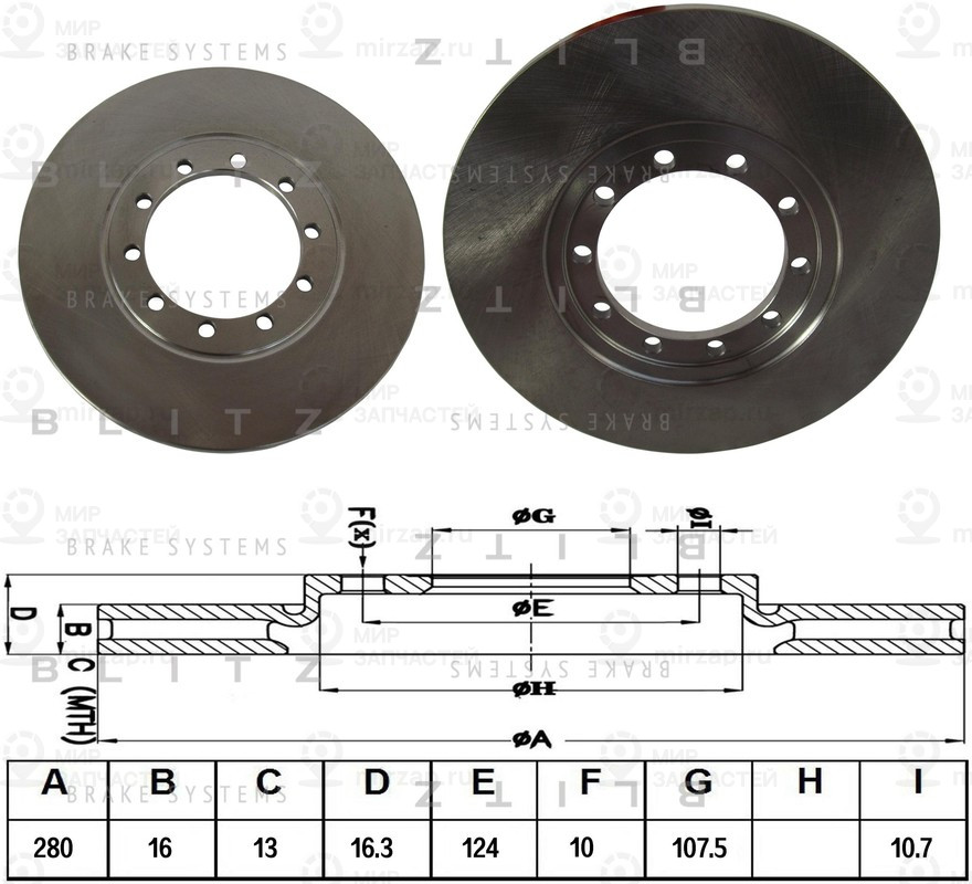 Запчасть BLITZ BS0262