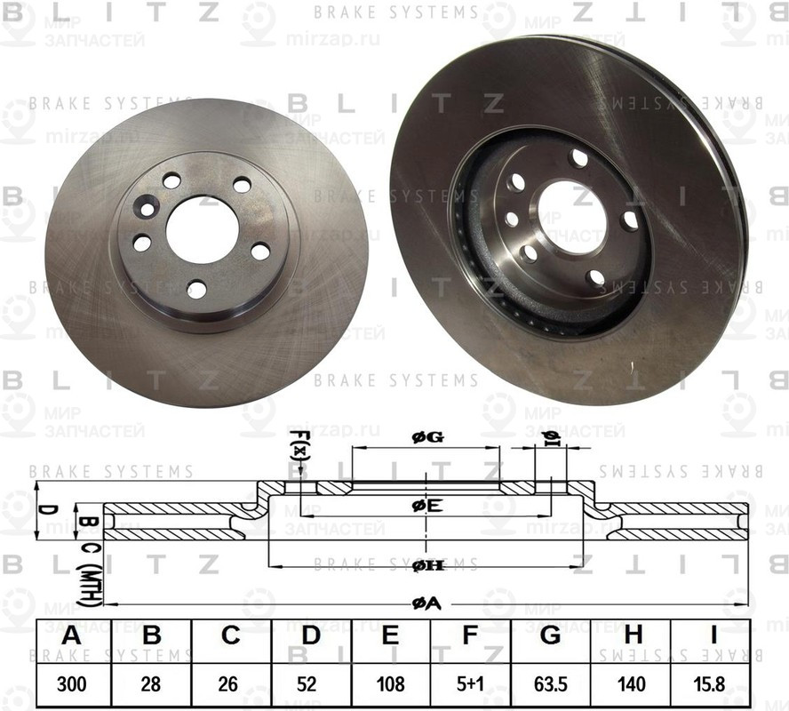 Запчасть BLITZ BS0340