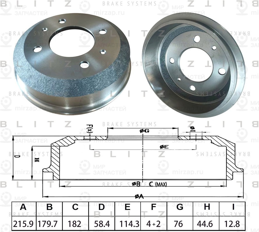 Запчасть BLITZ BT0150
