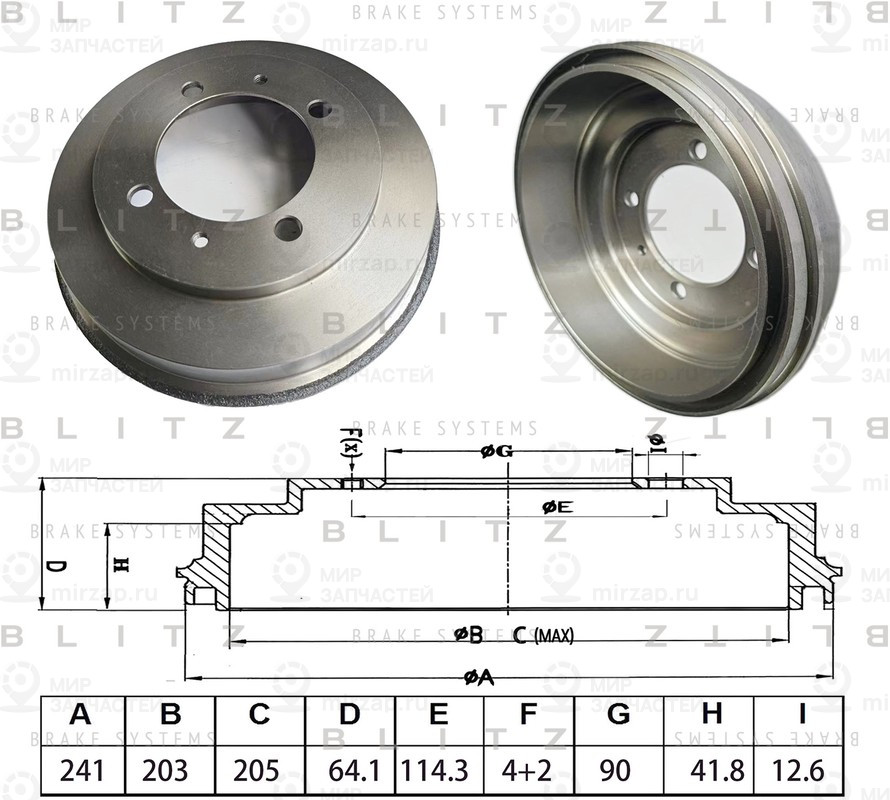 Запчасть BLITZ BT0154