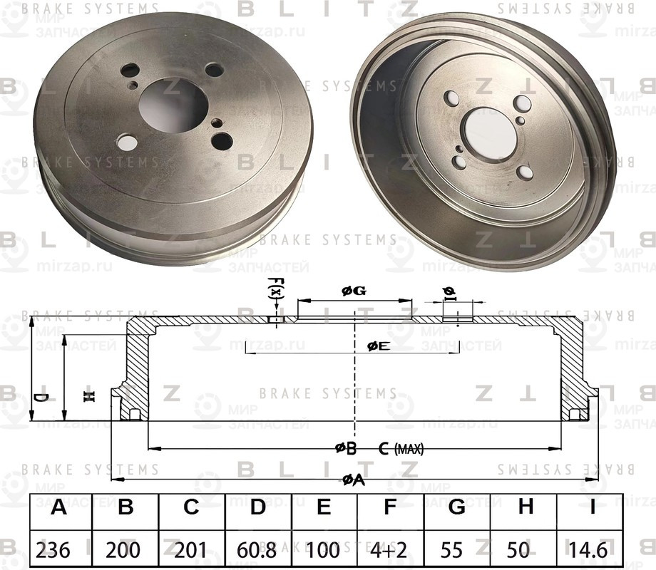 Запчасть BLITZ BT0164