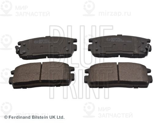 Комплект тормозных колодок, дисковый тормоз BLUE LINE ADG04281