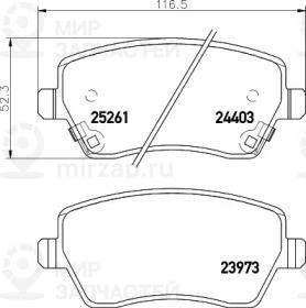 Запчасть NISSHINBO NP2017