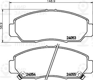 Запчасть NISSHINBO NP8007