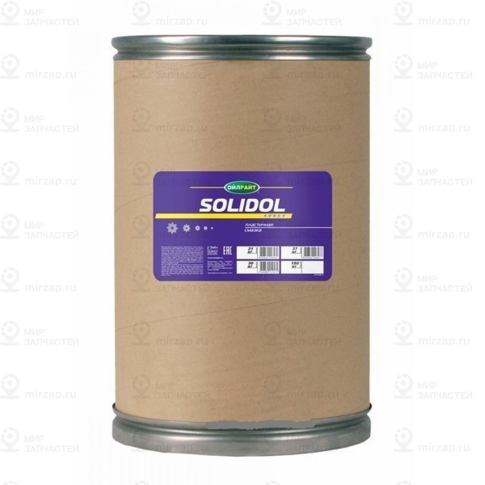 Смазка Солидол Жировой 21Кг OIL RIGHT 6036