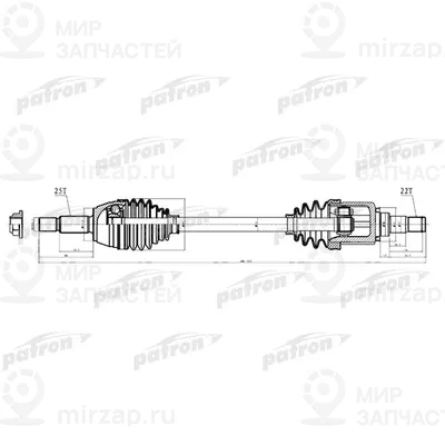 Запчасть PATRON PDS0221