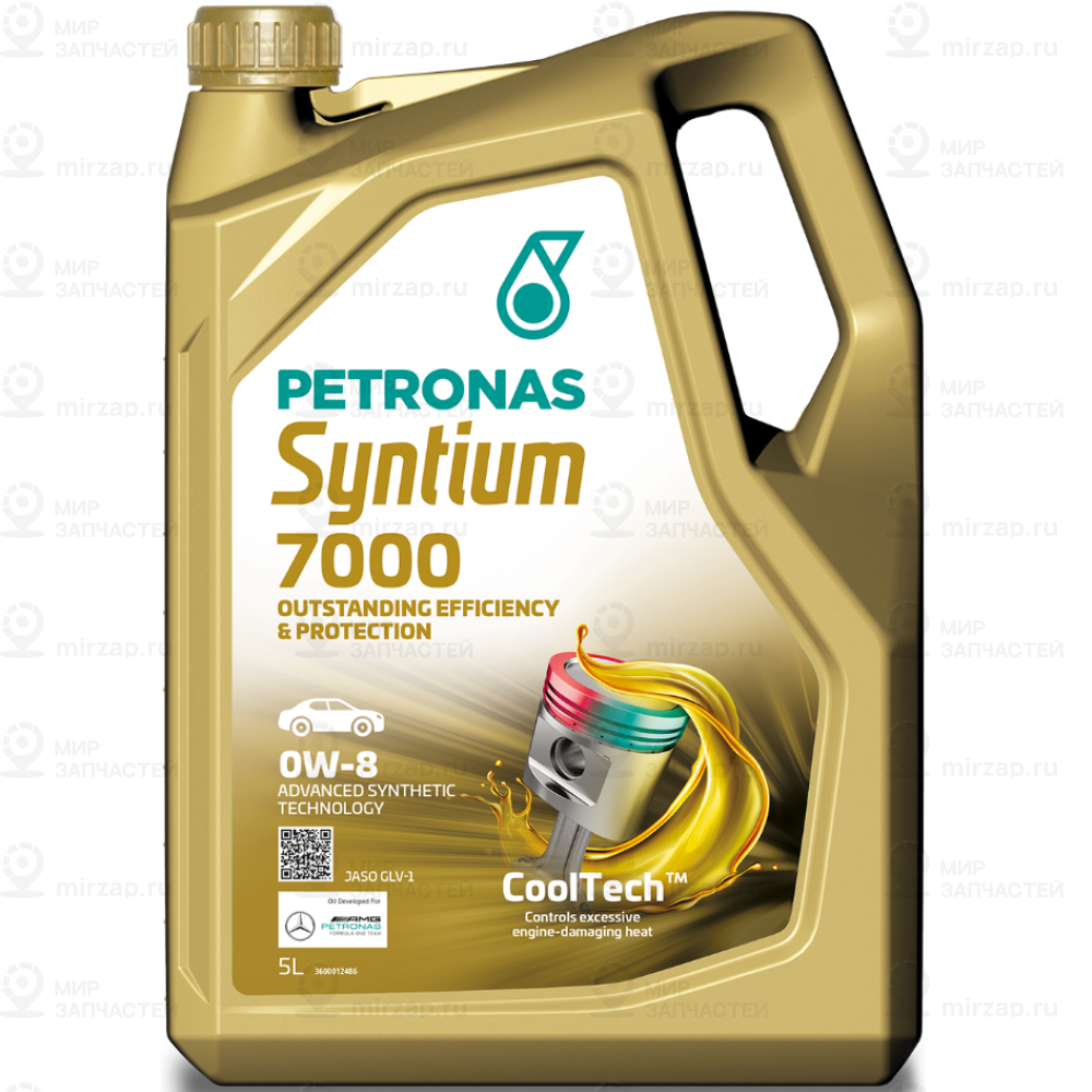 Масло Моторное Petronas Syntium 7000 0W-8 5L PETRONAS 70727M12EU