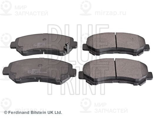 Комплект тормозных колодок, дисковый тормоз BLUE LINE ADM542100