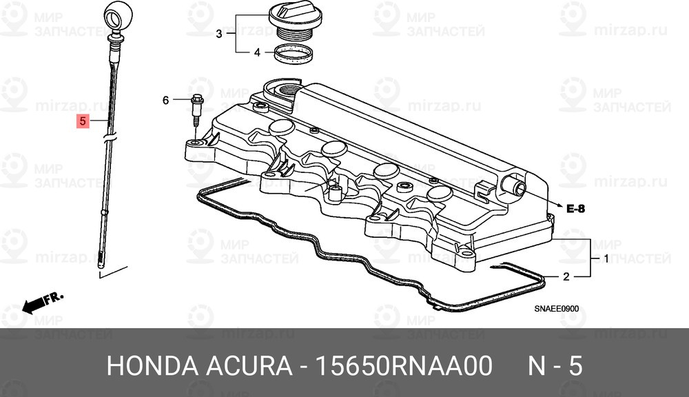 Запчасть HONDA 15650RNAA00