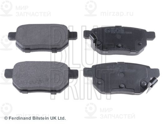 Комплект тормозных колодок, дисковый тормоз BLUE LINE ADT342167