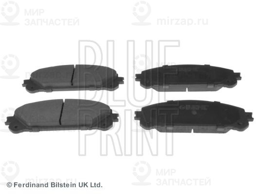 Комплект тормозных колодок, дисковый тормоз BLUE LINE ADT342190