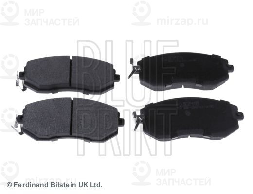 Комплект тормозных колодок, дисковый тормоз BLUE LINE ADT342196