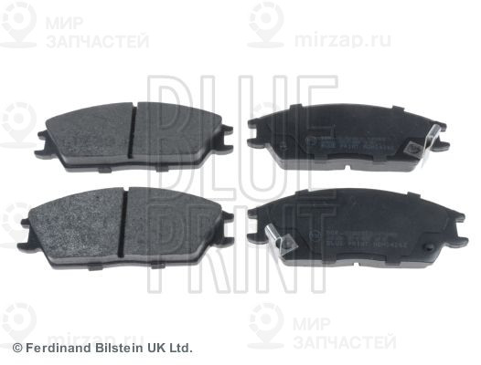 Комплект тормозных колодок, дисковый тормоз BLUE LINE ADH24262