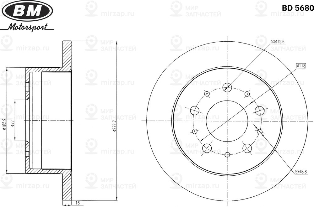 Запчасть BM BD5680