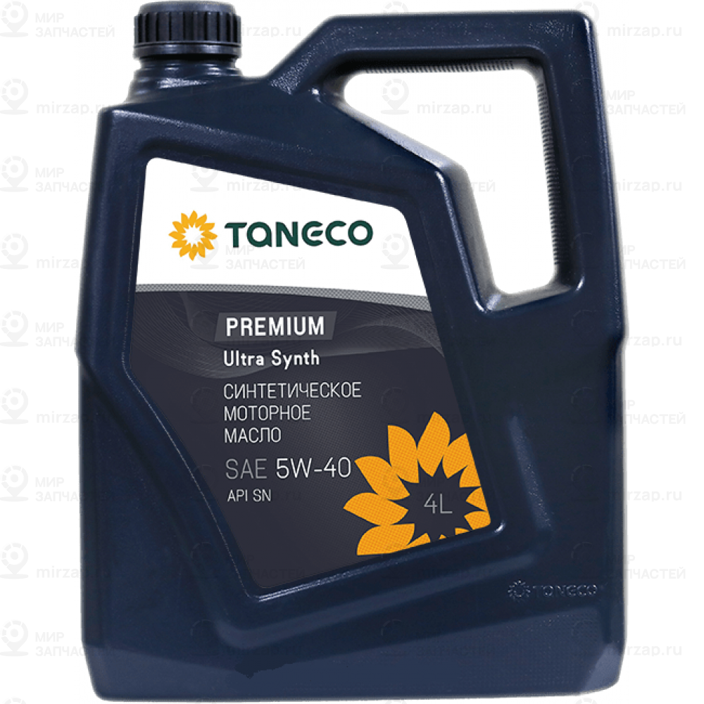 Масло Моторн.taneco Premium Ultra Synth, Sae 5W-40, Api Sn, 4 Л Taneco 465022968 TANECO 4650229680024