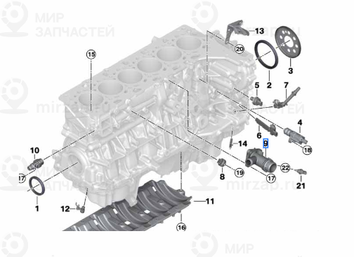 Штуцер
 BMW 11118619408