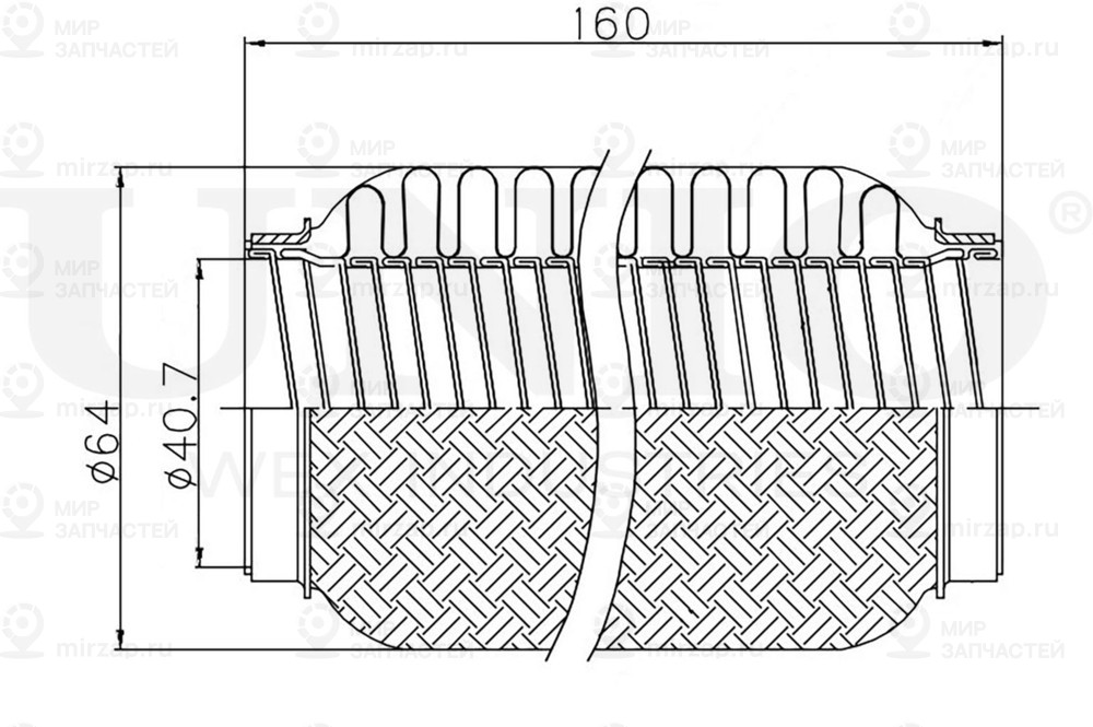 Запчасть UNIO EXP40160L