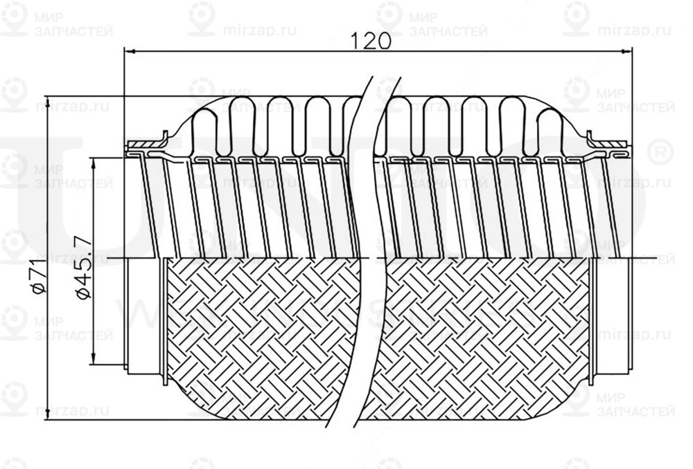 Запчасть UNIO EXP45120L