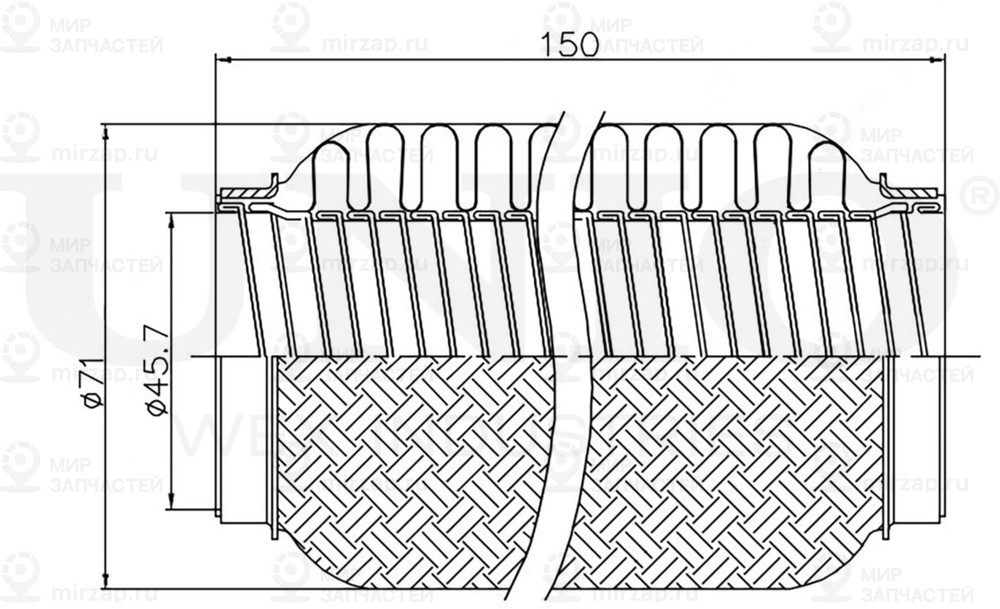 Запчасть UNIO EXP45150L
