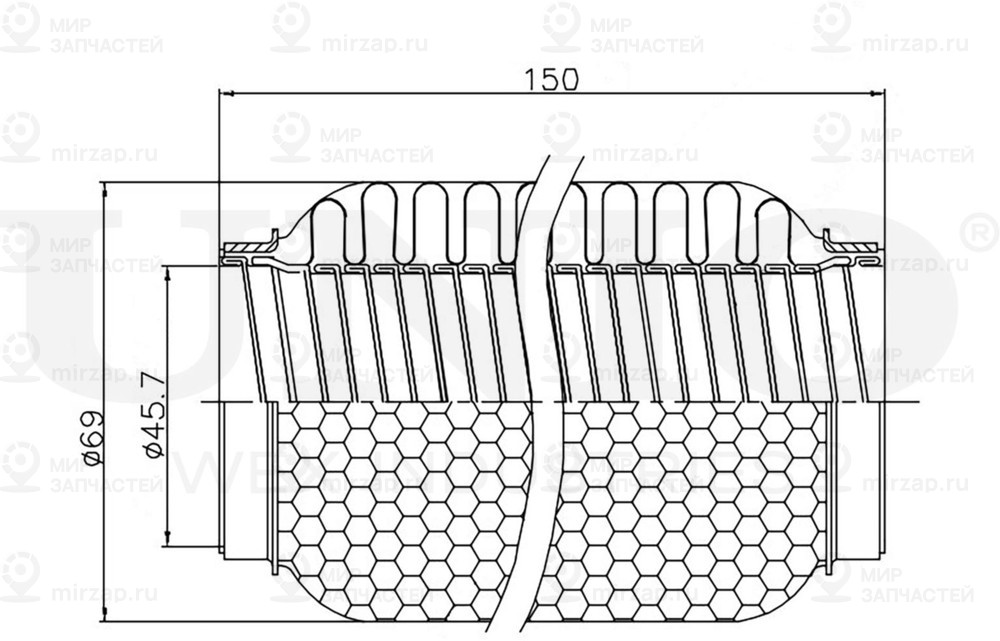 Запчасть UNIO EXP45150W
