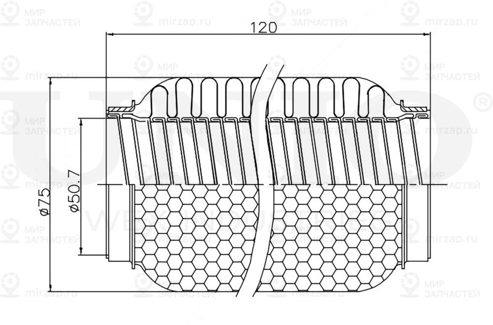Запчасть UNIO EXP50120W