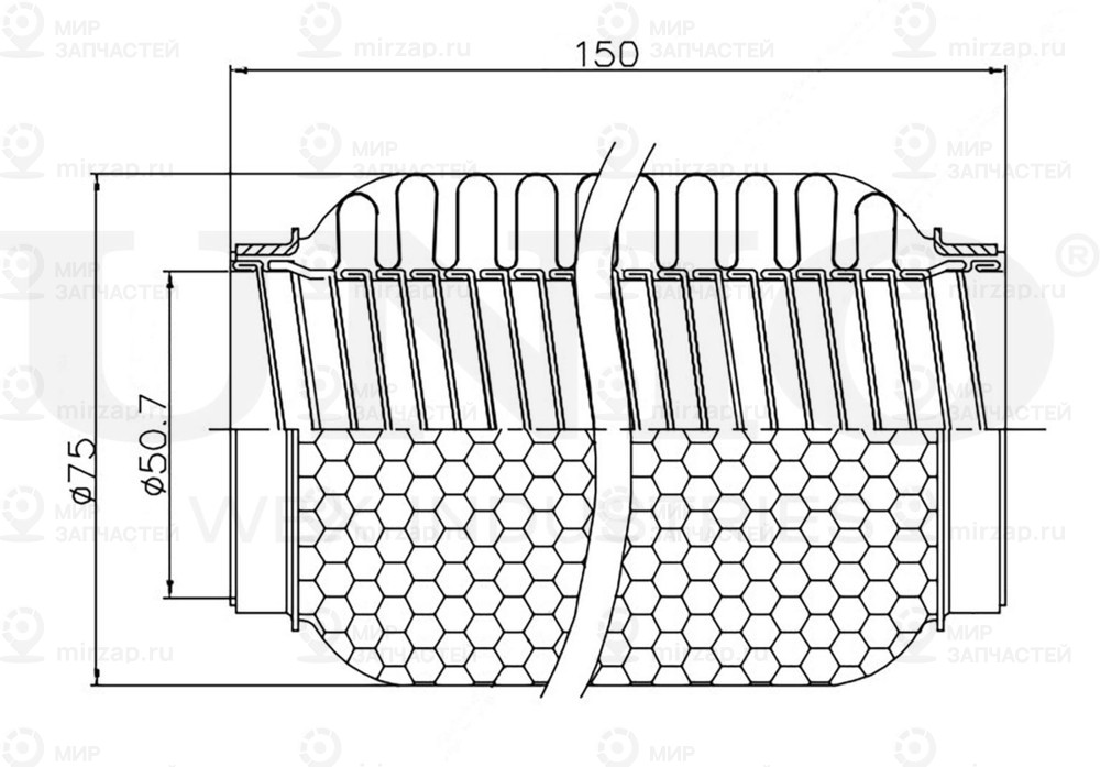 Запчасть UNIO EXP50150W