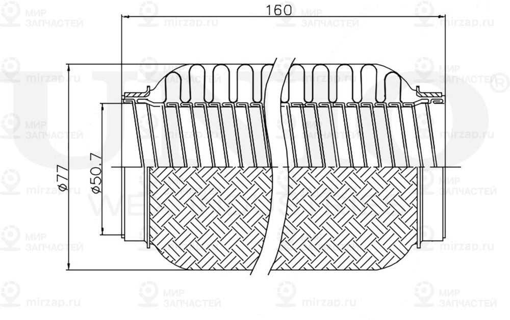 Запчасть UNIO EXP50160L
