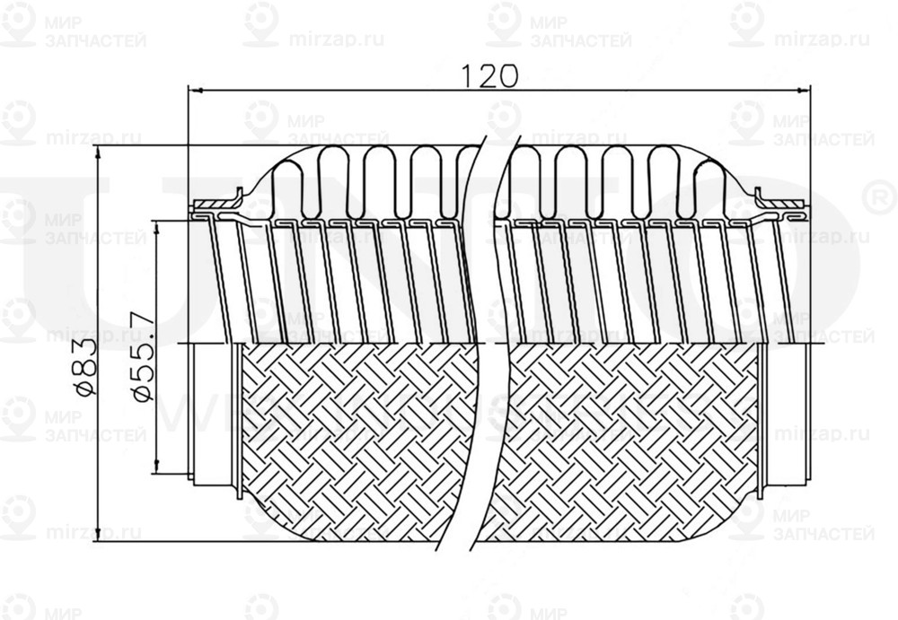Запчасть UNIO EXP55120L