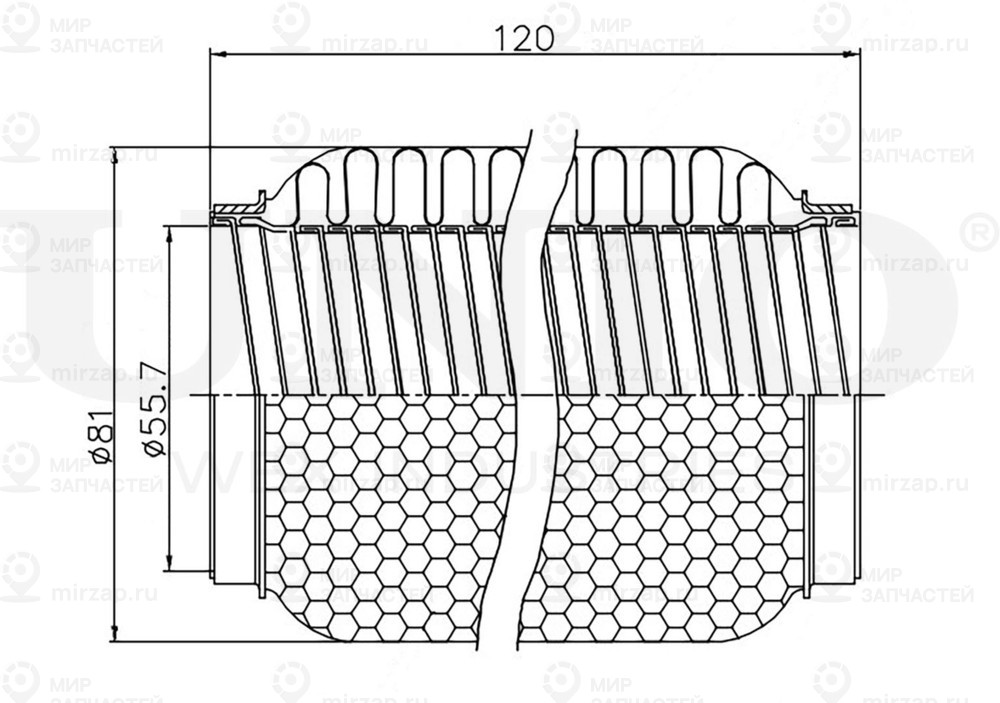 Запчасть UNIO EXP55120W