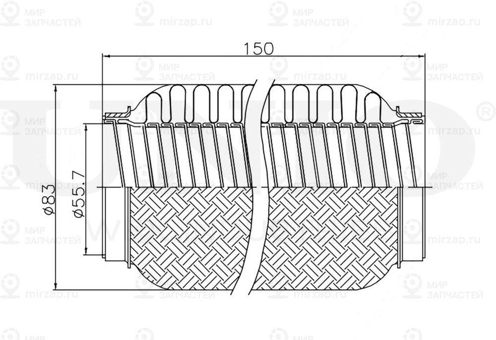 Запчасть UNIO EXP55150L
