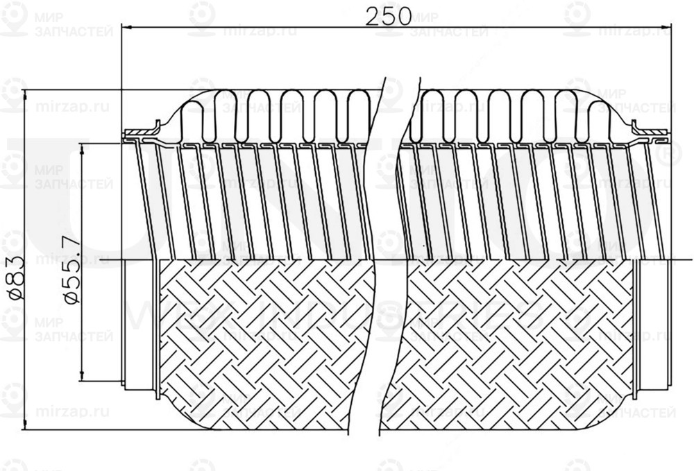 Запчасть UNIO EXP55250L