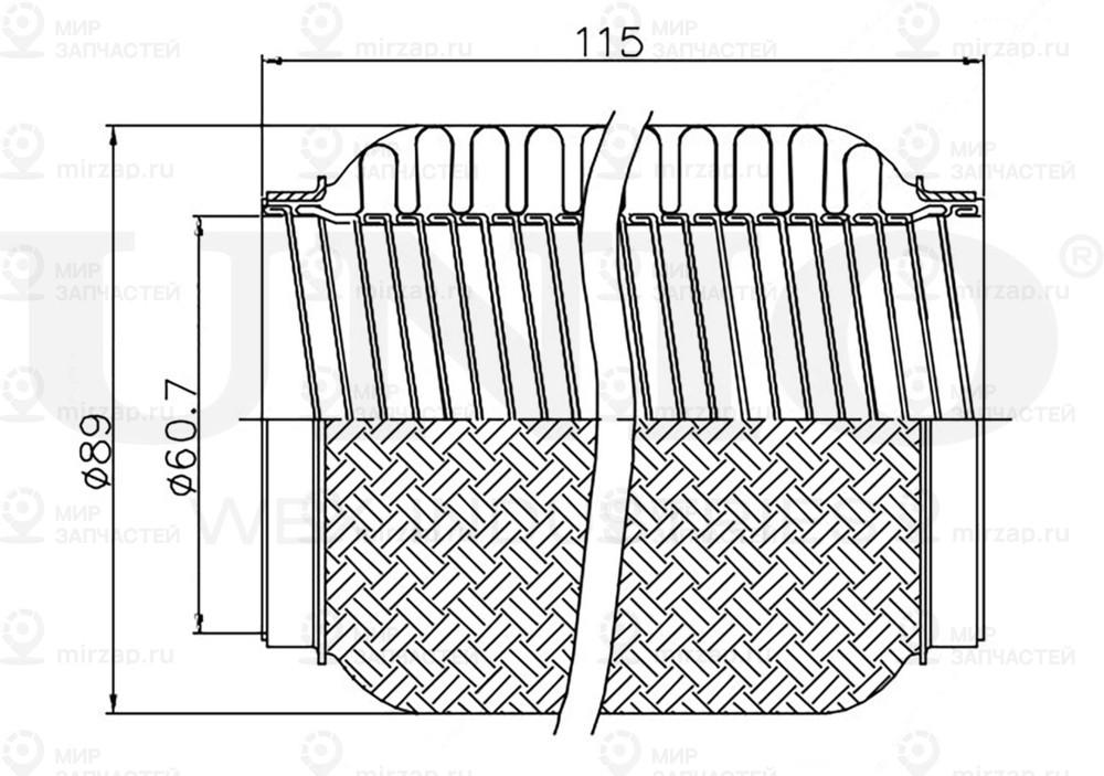 Запчасть UNIO EXP60115L