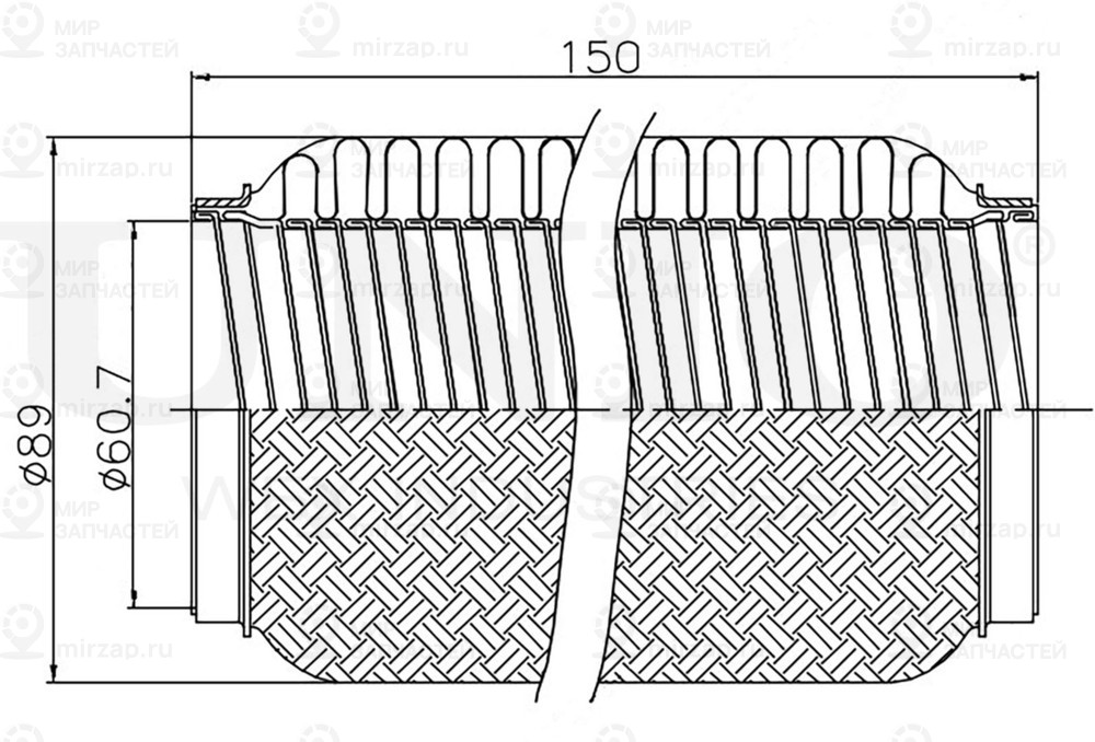 Запчасть UNIO EXP60150L