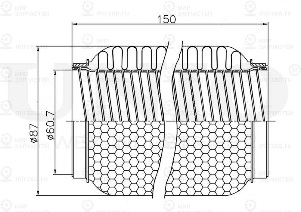 Запчасть UNIO EXP60150W