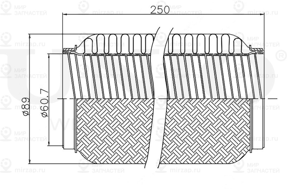 Запчасть UNIO EXP60250L