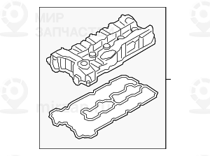 Крышка головки блока цилиндров
 BMW 11127638639