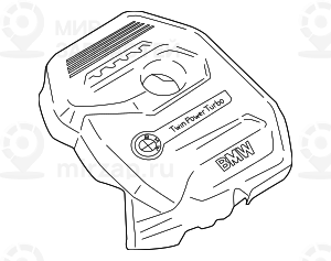 Звукоизоляционный Кожух
 BMW 11128621822